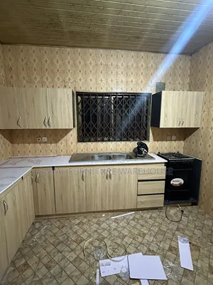 Solid Kitchen Cabinet Set (Glossy Laminated Board)