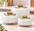3-Piece Luxury Insulated Casserole / Hot Pot Set - 4