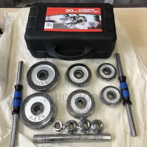 30kg Chrome Plated Dumbbell Set