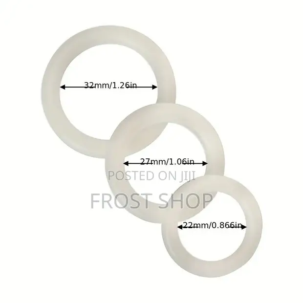 3-in-1 Silicone Penis Ring Set - 1