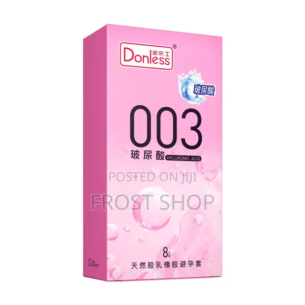 Boneless 003 Ultra-Thin Adult Condoms - Pack of 8 - 1