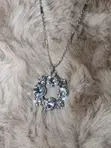 Lovisa Crystal Circle Treble Clef Lariat Necklace - 2