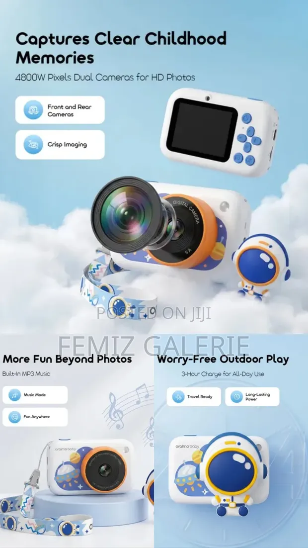 Oraimo PicBuddy Dual Camera HD Kids Camera - 1