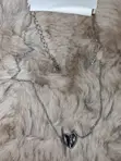 Silver Heart Pendant Necklace - 2