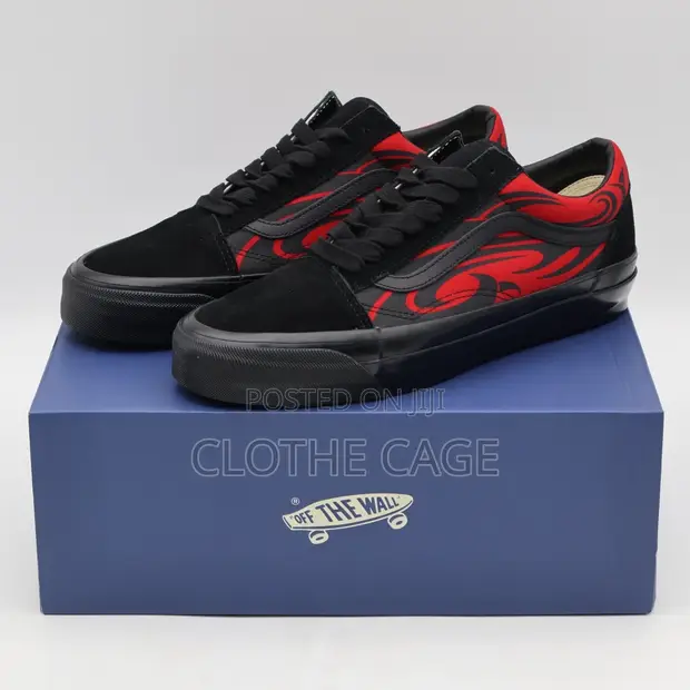 Vans Old Skool LX Y2K Flame Black/Red Sneakers - 1