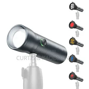 ZSYB 10W Handheld Rechargeable Snoot Light with 22 Shapes