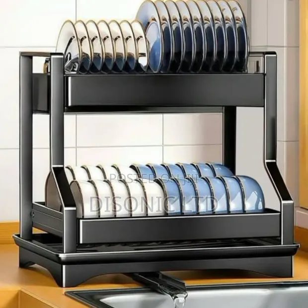 2 Tier Dish Rack - 1