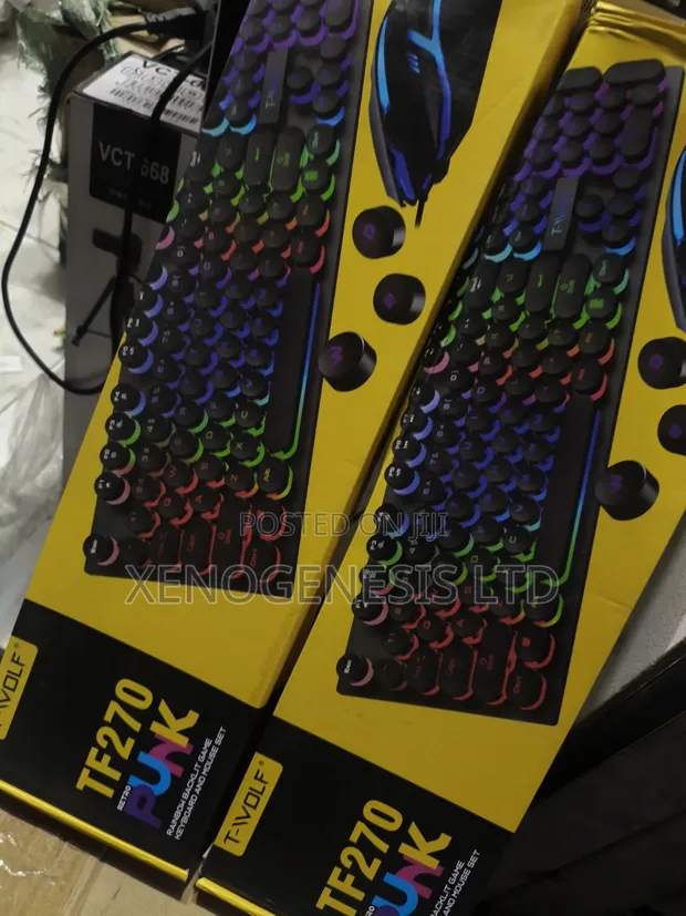 Original Twolf270 RGB Gaming Keyboard and Mouse Combo - 1