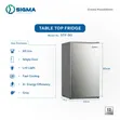 New Sigma 93 Litres STF-90 Table Top Refrigerator - 2