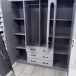 Foreign 4-Door Wardrobe with Mirrors & Drawers - 4