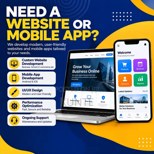 Modern Website & Mobile App Development - 1
