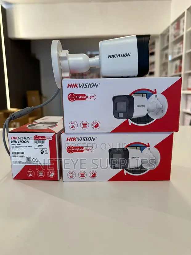 Hikvision 2MP Smart Hybrid Light Audio Bullet Camera DS-2CE16D0T-LPFS - 1