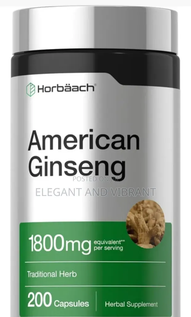 American Ginseng | 200 Capsules - 1