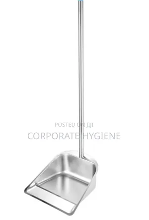 Stainless Steel Dustpan with Long Handle