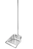 Stainless Steel Dustpan with Long Handle - 1