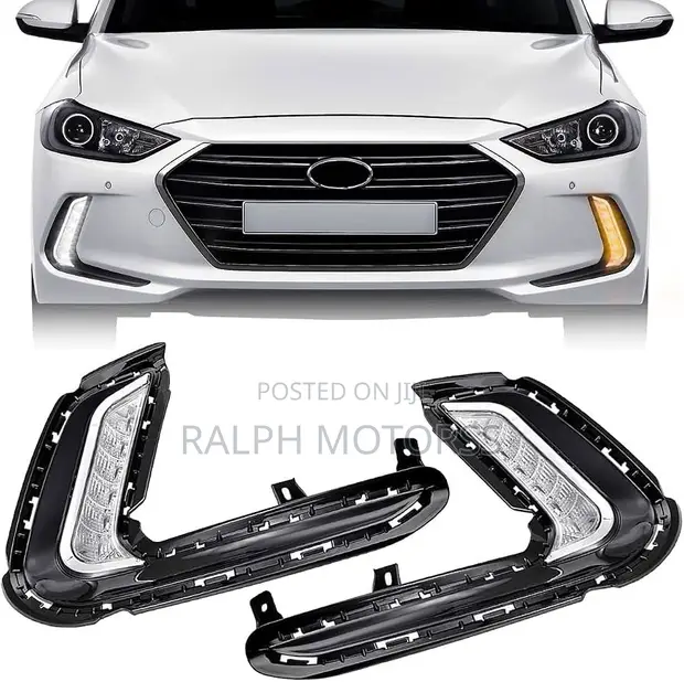 Hyundai Elantra 2016-2018 LED Foglights Pair - 1