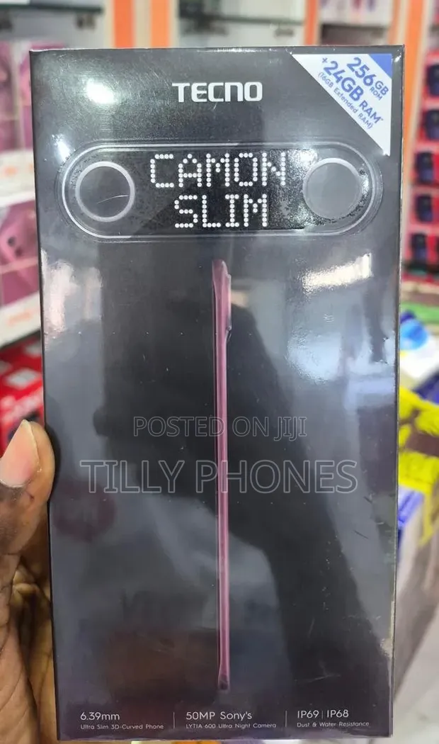New Tecno Camon Slim 256GB Black - 1