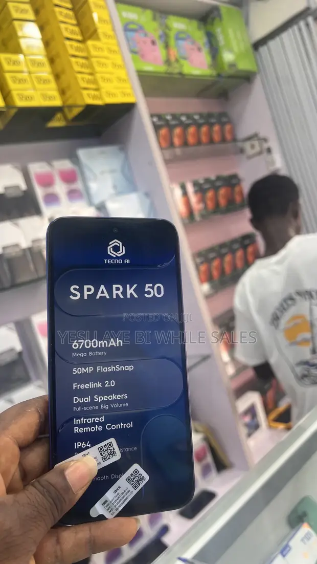 New Tecno Spark 50 128GB Blue - 1