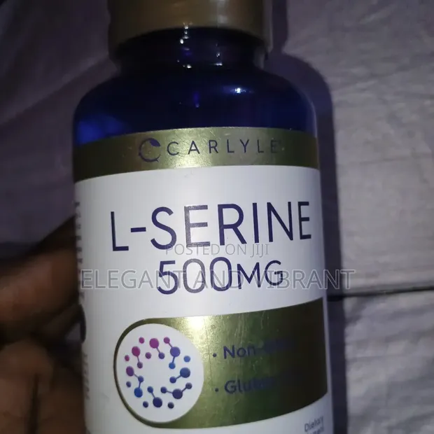 L-Serine Capsules 500mg, 120 Count - 1