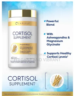 Cortisol Support Supplement: Ashwagandha & Magnesium Complex