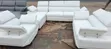L-Shape Adjustable Headrests Living Room Set - 3