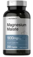 Horbaach Magnesium Malate | 1800mg | 250 Caplets - 1
