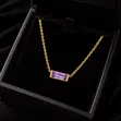 Subtle Line Necklace - 4