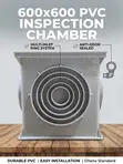 Heavy-Duty PVC Inspection Chamber Box (600mm x 600mm) - 1