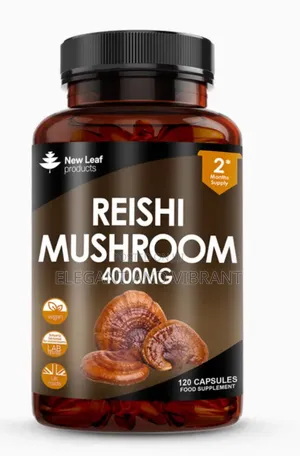 New Leaf Reishi Mushroom Capsules - 120 Count