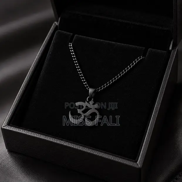 Ohm Noir Pendant Necklace - 1