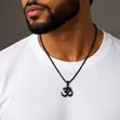 Ohm Noir Pendant Necklace - 2