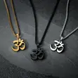 Ohm Noir Pendant Necklace - 3