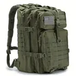 QT QY 50L Tactical Military Travel Backpack - Army Green - 1