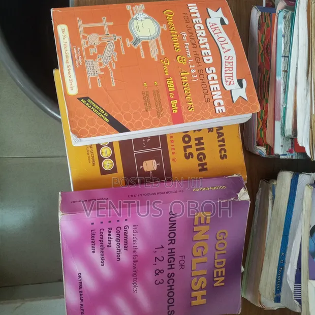 JHS BECE Books - English, Science, Math - 1