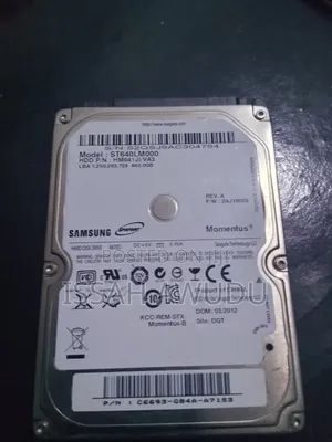 Samsung 640GB SATA Laptop Hard Drive