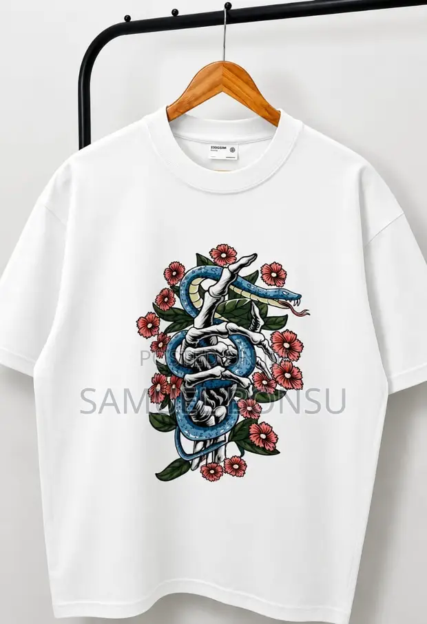 Adire Men's Casual Cotton T-Shirt - 1