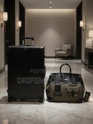 Rimowa Aluminum Box + Hermes Birkin Cargo Inspired Bag