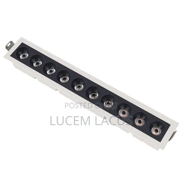20W Linear Grille Recessed Spotlight - 1