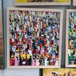 Beautiful Hand-Painted Oil Painting - Madina Market Scene - 3