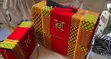 Handmade African Kente Box Bags - 4