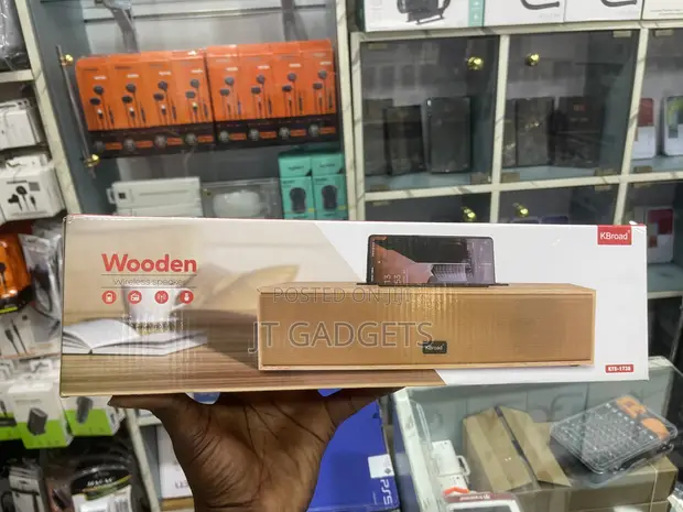 KBroad Wooden Wireless Speaker (KTS-1738) - 1