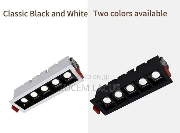10W Linear Grille Recessed Spotlights - 1