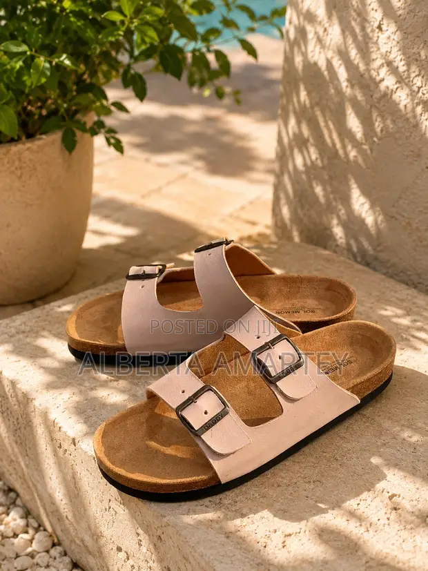 Birkenstock Leather Slippers - Unisex - 1