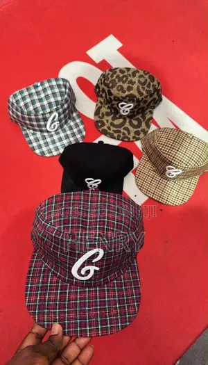Vintage-Style Baseball Caps - Plaid, Leopard, Black