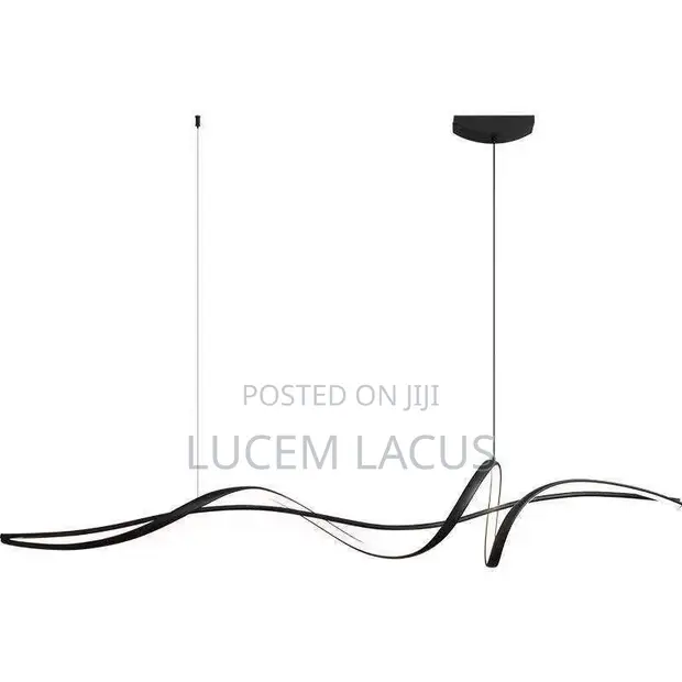 Wave-Inspired Pendant Light - 1
