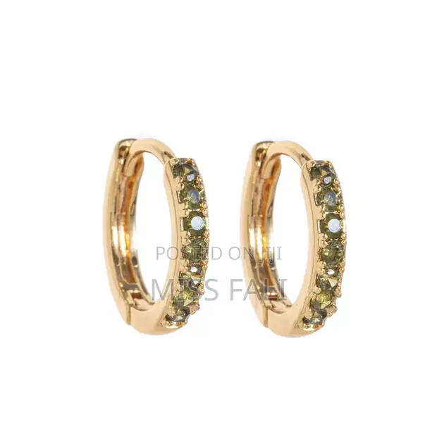 Lumière Pavé Mini Hoops - 1