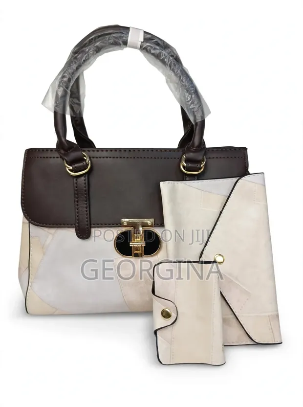 3-in-1 Vintage Patchwork Handbag Set - 6 Colours - 1