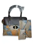 3-in-1 Vintage Patchwork Handbag Set - 6 Colours - 3
