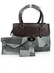 3-in-1 Vintage Patchwork Handbag Set - 6 Colours - 4