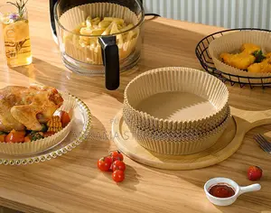 50-Pack Premium Air Fryer Paper Trays